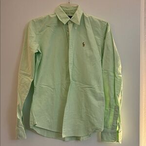 Ralph Lauren Green Button Down Shirt